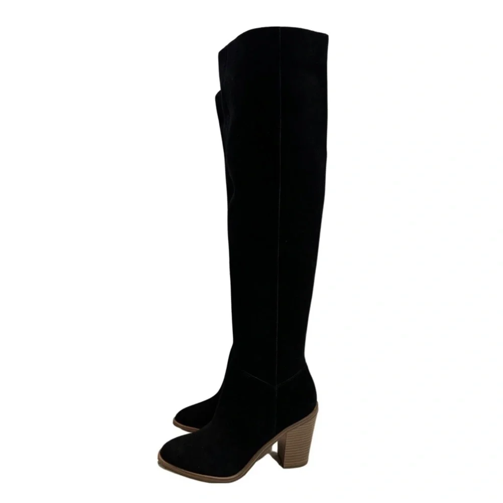 NWOT BP Hensley Suede‎ Leather Knee High Boots